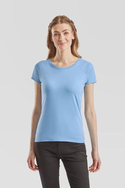 F61372 - FotL Valueweight Open End 165 Regular Fit Tee Ladies