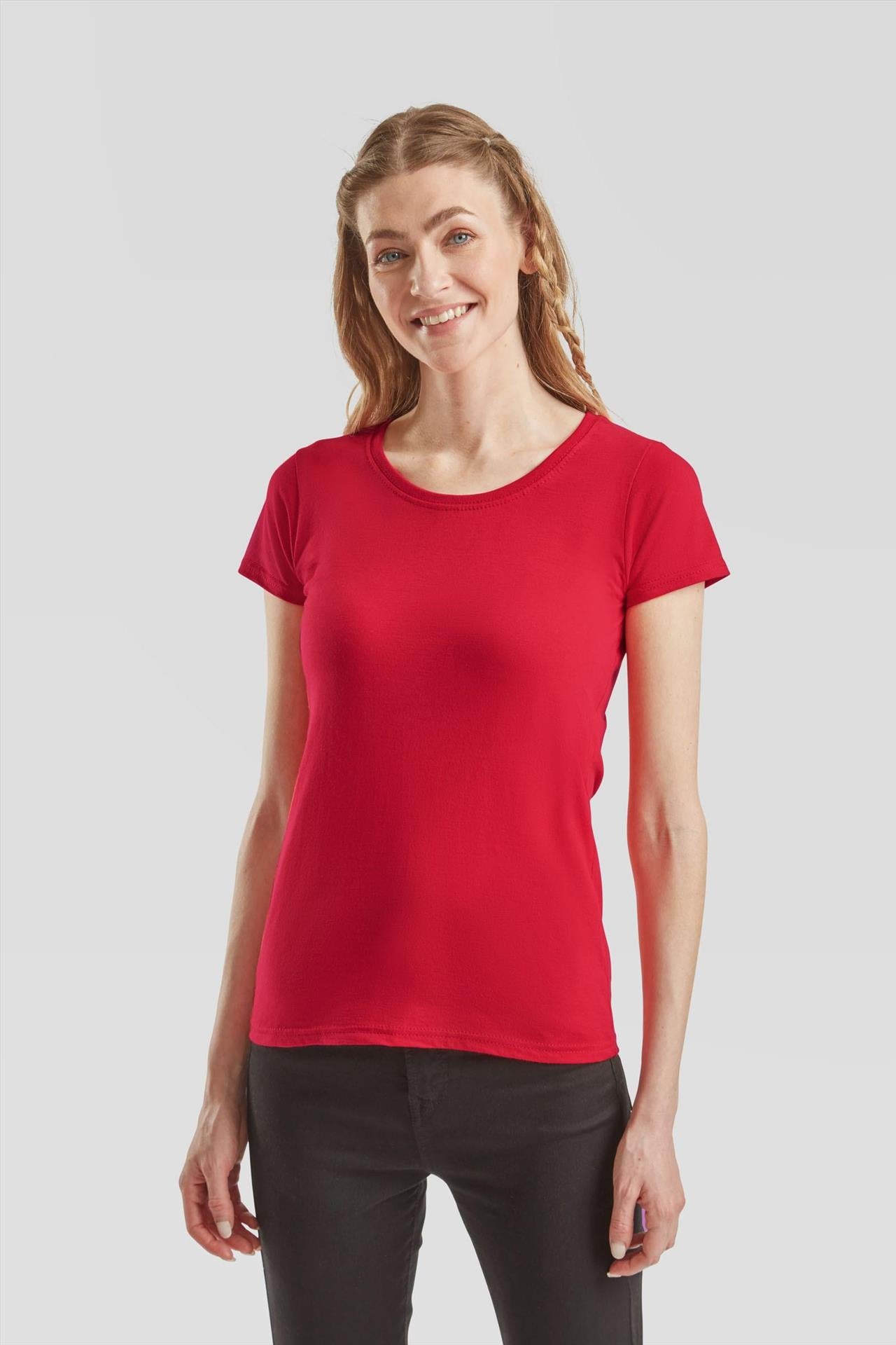 F61372 - FotL Valueweight Open End 165 Regular Fit Tee Ladies