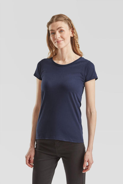 F61372 - FotL Valueweight Open End 165 Regular Fit Tee Ladies