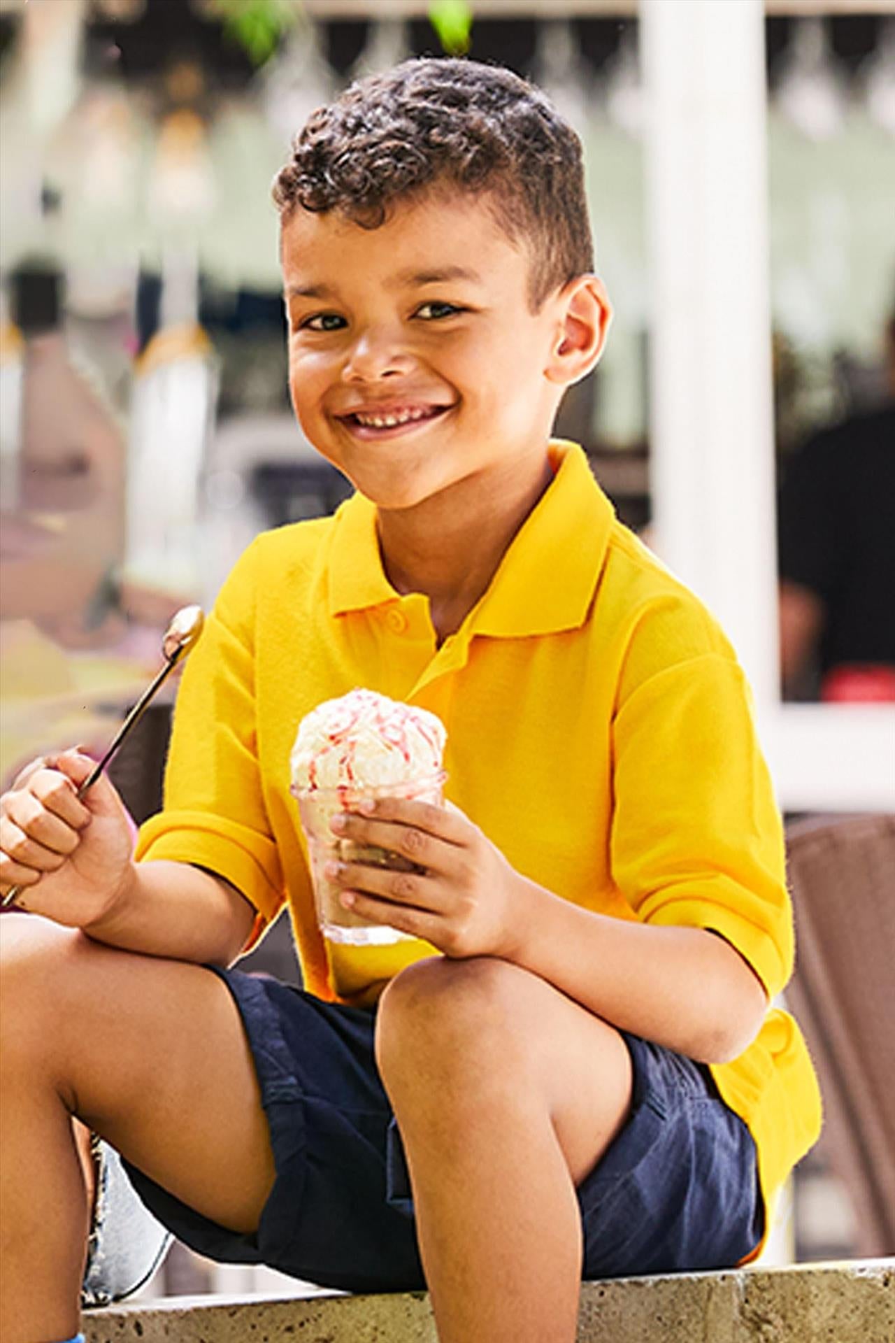 F63417 - FotL 65/35 Open End 180 Regular Fit Polo Kids