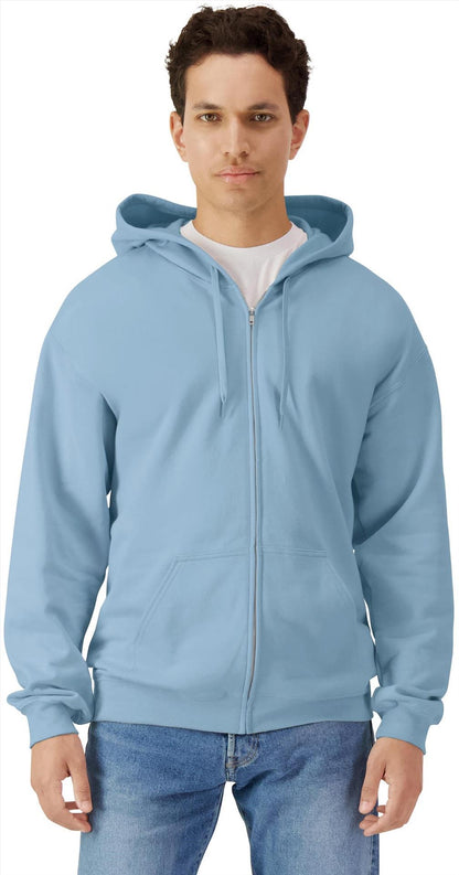 GSF600 - Gildan Softstyle Midweight Ringspun 285 Regular Zip Hood Adult