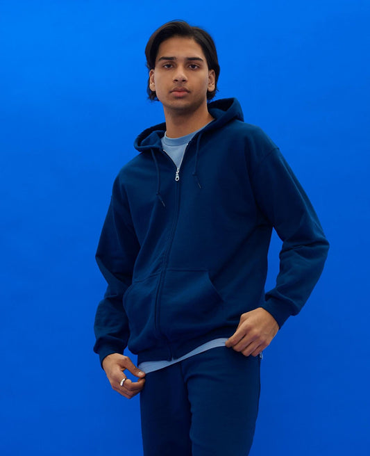 G18600 - Gildan Heavy Blend Open End 280 Regular Zip Hood Adult