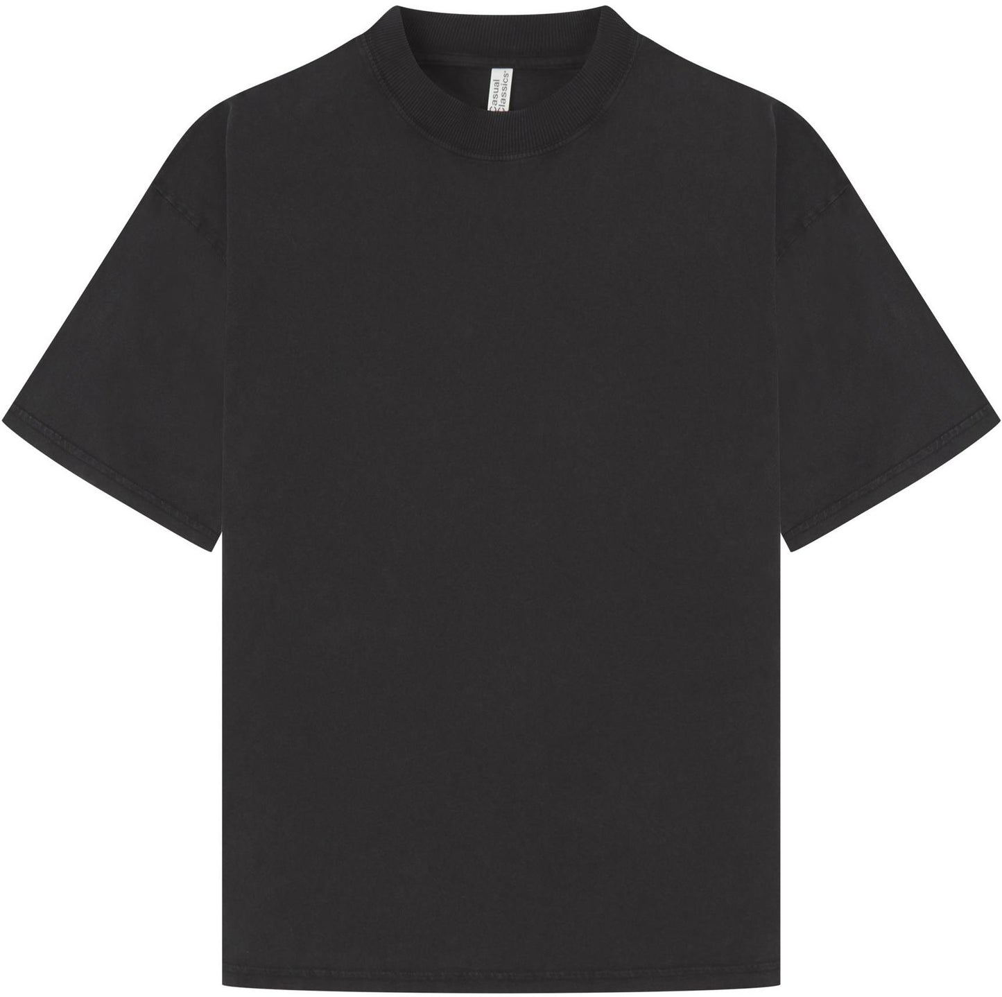 CRBTAC30 - Casual Core Ringspun 150 Acid Oversize Extended Neck Tee