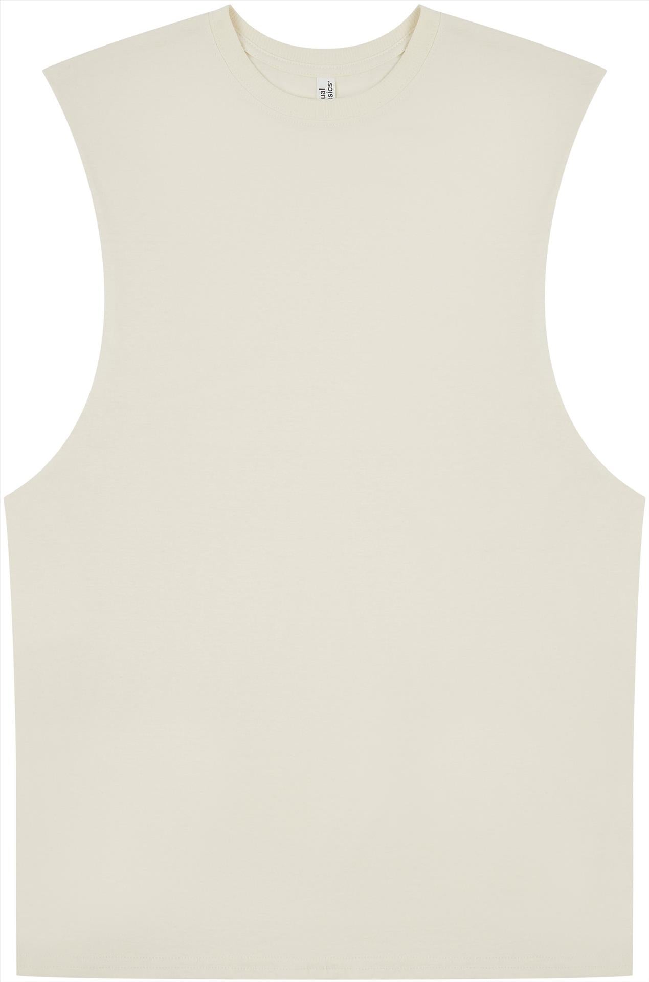CRBV60 - Casual Core Ringspun 150 Regular Raw Edge Droparm Tank
