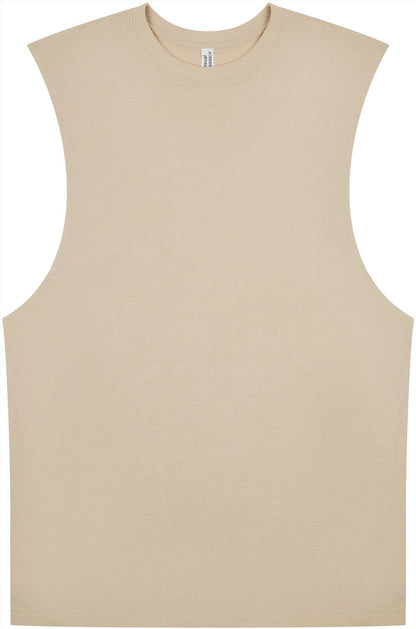 CRBV60 - Casual Core Ringspun 150 Regular Raw Edge Droparm Tank