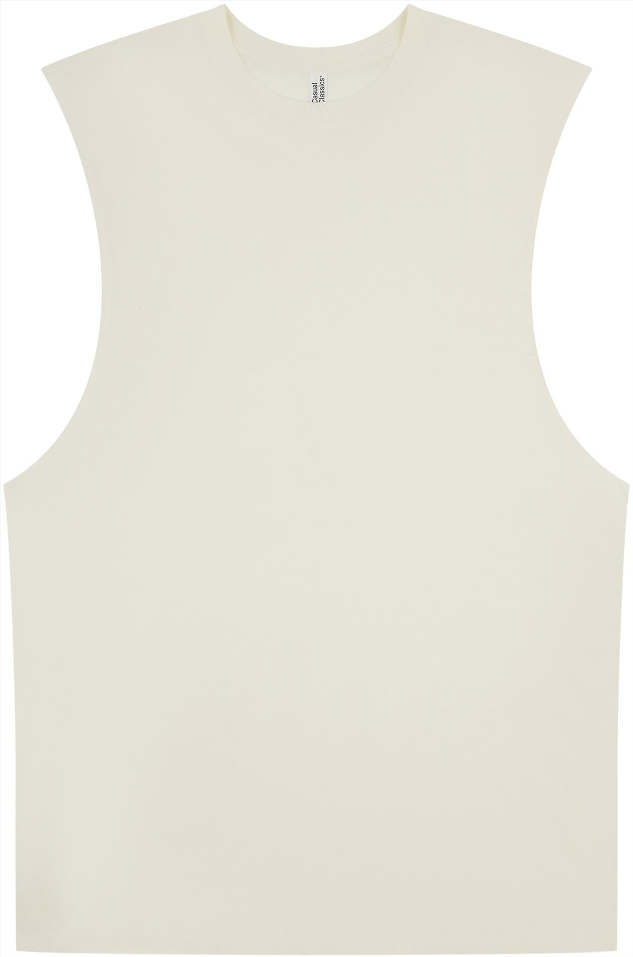 CRBV65 - Casual Core Ringspun 150 Regular Raw Edge Droparm Tank Tall