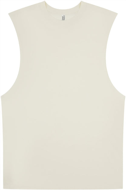CRBV65 - Casual Core Ringspun 150 Regular Raw Edge Droparm Tank Tall