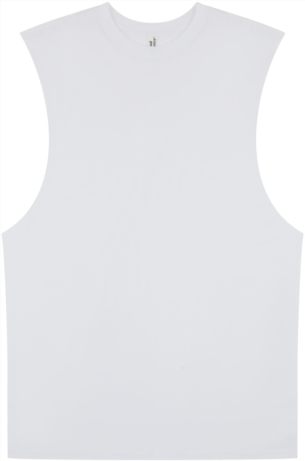 CRBV65 - Casual Core Ringspun 150 Regular Raw Edge Droparm Tank Tall