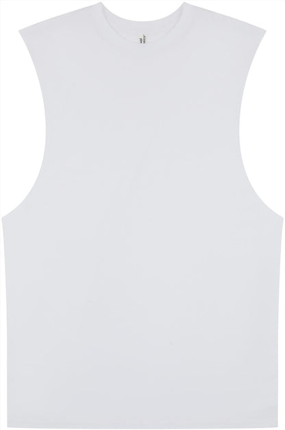 CRBV65 - Casual Core Ringspun 150 Regular Raw Edge Droparm Tank Tall