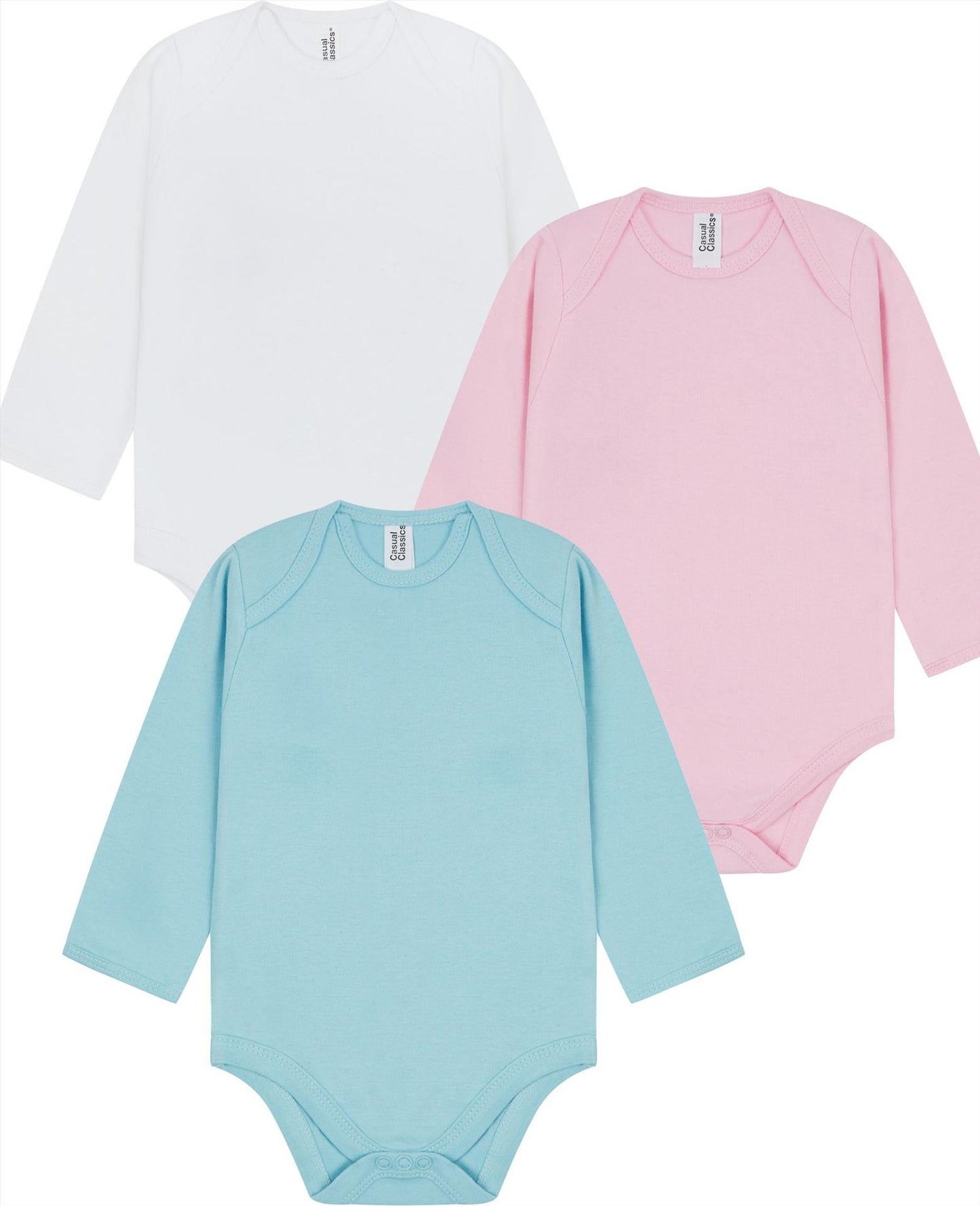 C8020T - Casual Combed Interlock 180 L/S Body Suit Baby