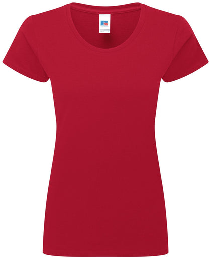 R180F - Russell Athletic Authentic Classic Ringspun 180 Regular Fit Tee Ladies