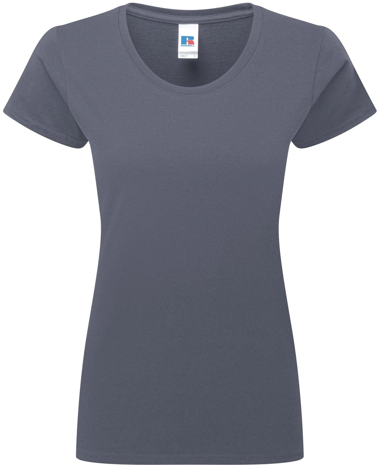 R180F - Russell Athletic Authentic Classic Ringspun 180 Regular Fit Tee Ladies