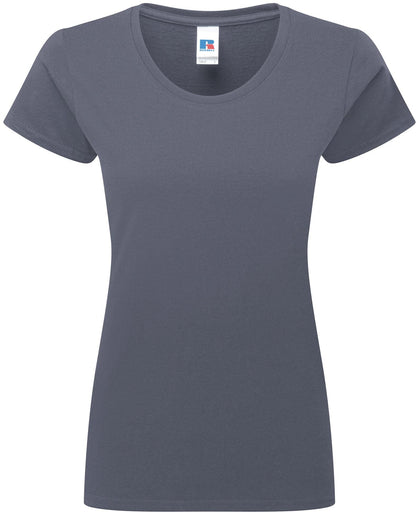 R180F - Russell Athletic Authentic Classic Ringspun 180 Regular Fit Tee Ladies
