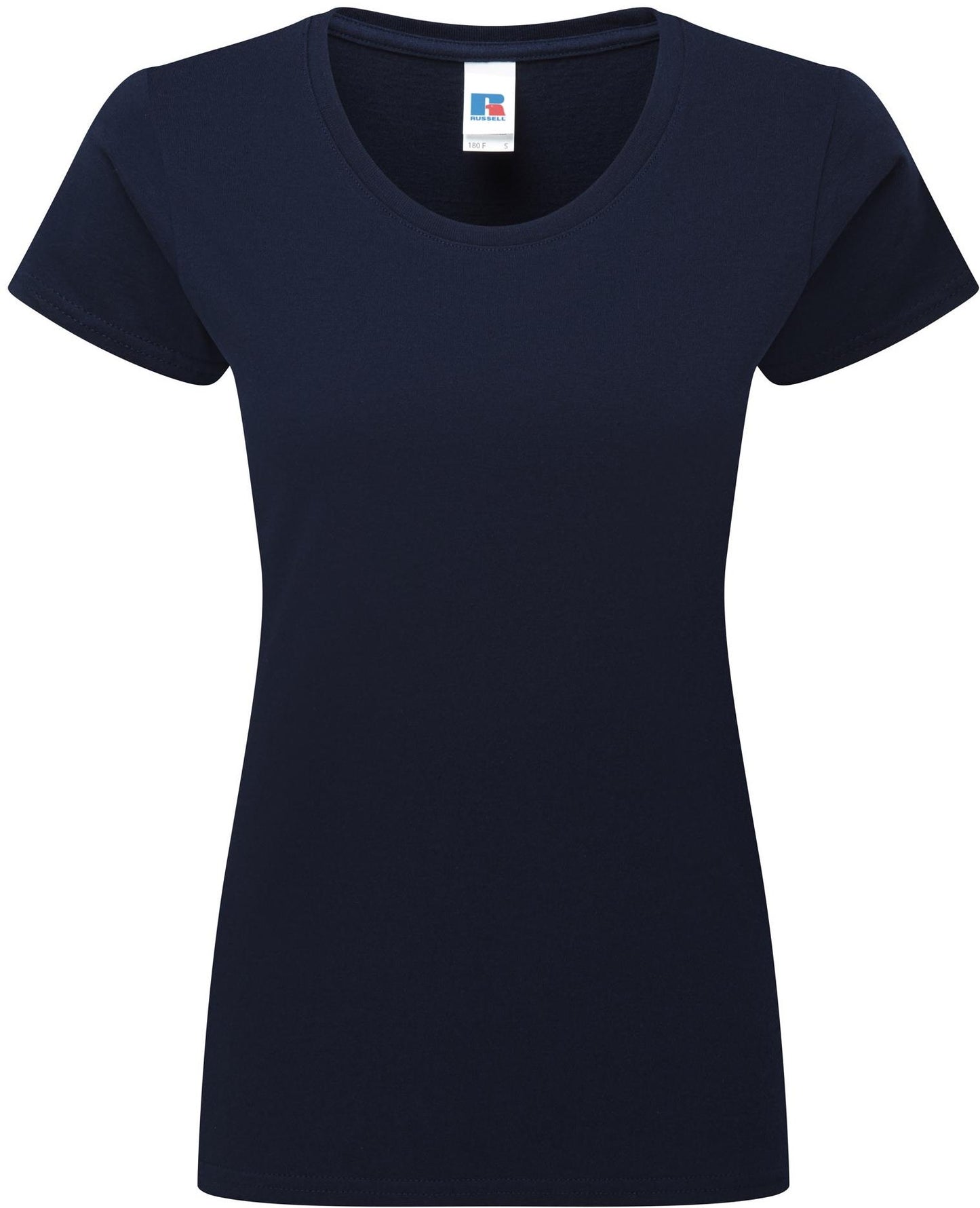 R180F - Russell Athletic Authentic Classic Ringspun 180 Regular Fit Tee Ladies