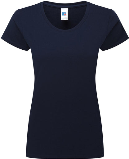 R180F - Russell Athletic Authentic Classic Ringspun 180 Regular Fit Tee Ladies