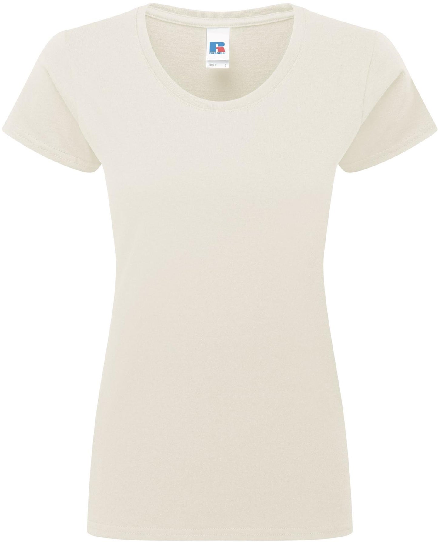 R180F - Russell Athletic Authentic Classic Ringspun 180 Regular Fit Tee Ladies