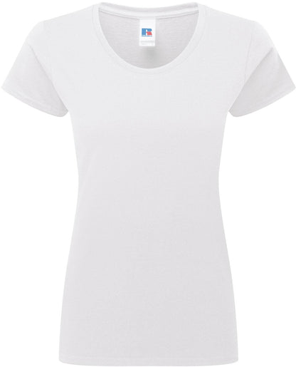 R180F - Russell Athletic Authentic Classic Ringspun 180 Regular Fit Tee Ladies