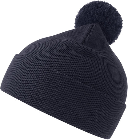 ACWIPO - Atlantis Wind S Pompom Recycled Beanie Double Skin Cuffed
