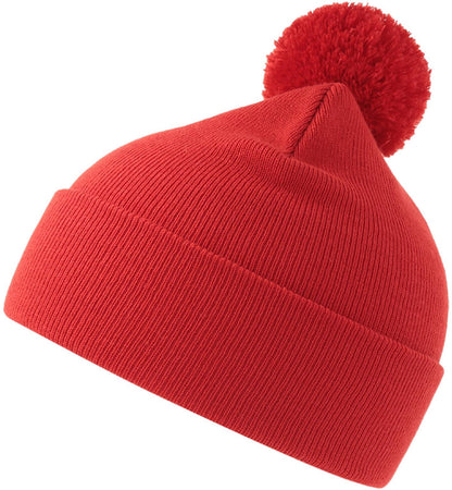 ACWIPO - Atlantis Wind S Pompom Recycled Beanie Double Skin Cuffed