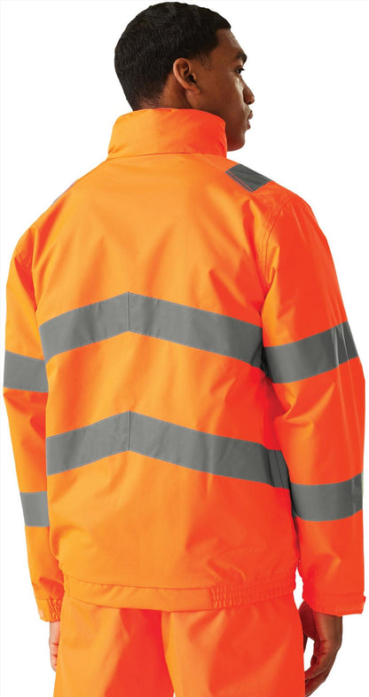 RTRW457 - Regatta Pro Contract Hi Vis Dover Insulated Jacket Adult