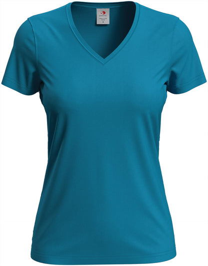 ST2700 - Stedman Classic Ringspun 155 Regular Fit V Neck Tee Ladies