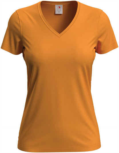 ST2700 - Stedman Classic Ringspun 155 Regular Fit V Neck Tee Ladies