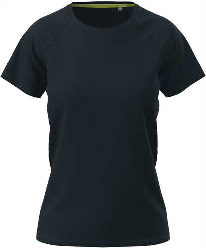 ST8500 - Stedman Mesh Raglan Polyester 140 Regular Fit Tee Ladies