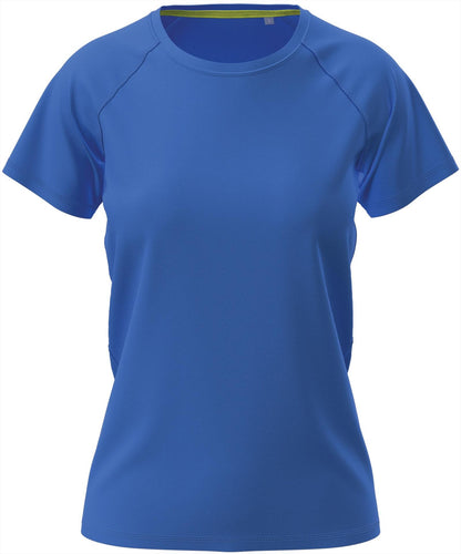 ST8500 - Stedman Mesh Raglan Polyester 140 Regular Fit Tee Ladies
