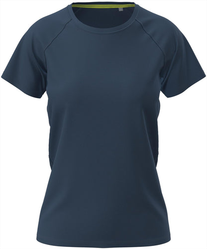 ST8500 - Stedman Mesh Raglan Polyester 140 Regular Fit Tee Ladies