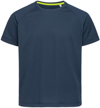 ST8570 - Stedman Mesh Raglan Polyester 140 Regular Fit Tee Kids