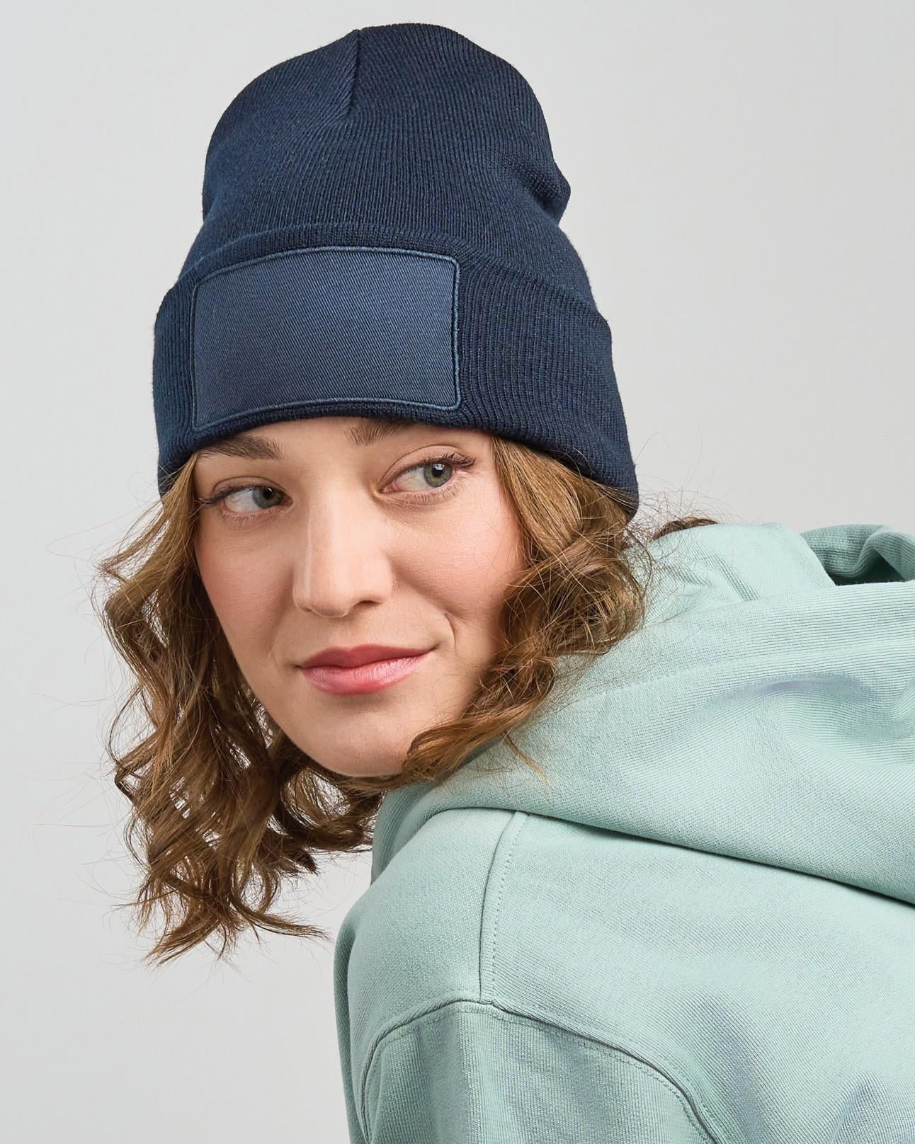 ACWIPA - Atlantis Wind S Patch Recycled Beanie Double Skin Cuffed