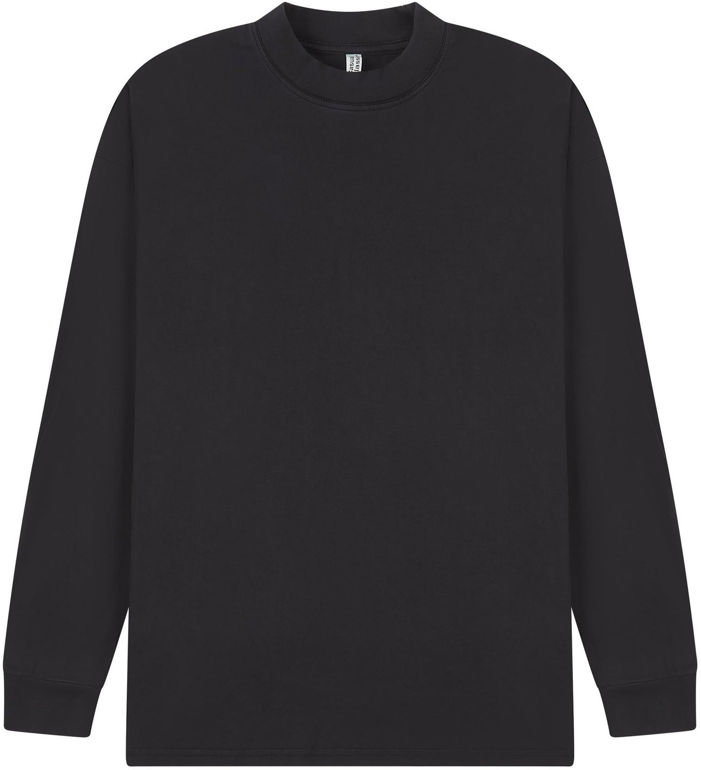 CRBTAC455 - Casual Core Combed 180 Acid Oversize Extended Neck L/S Tee Tall