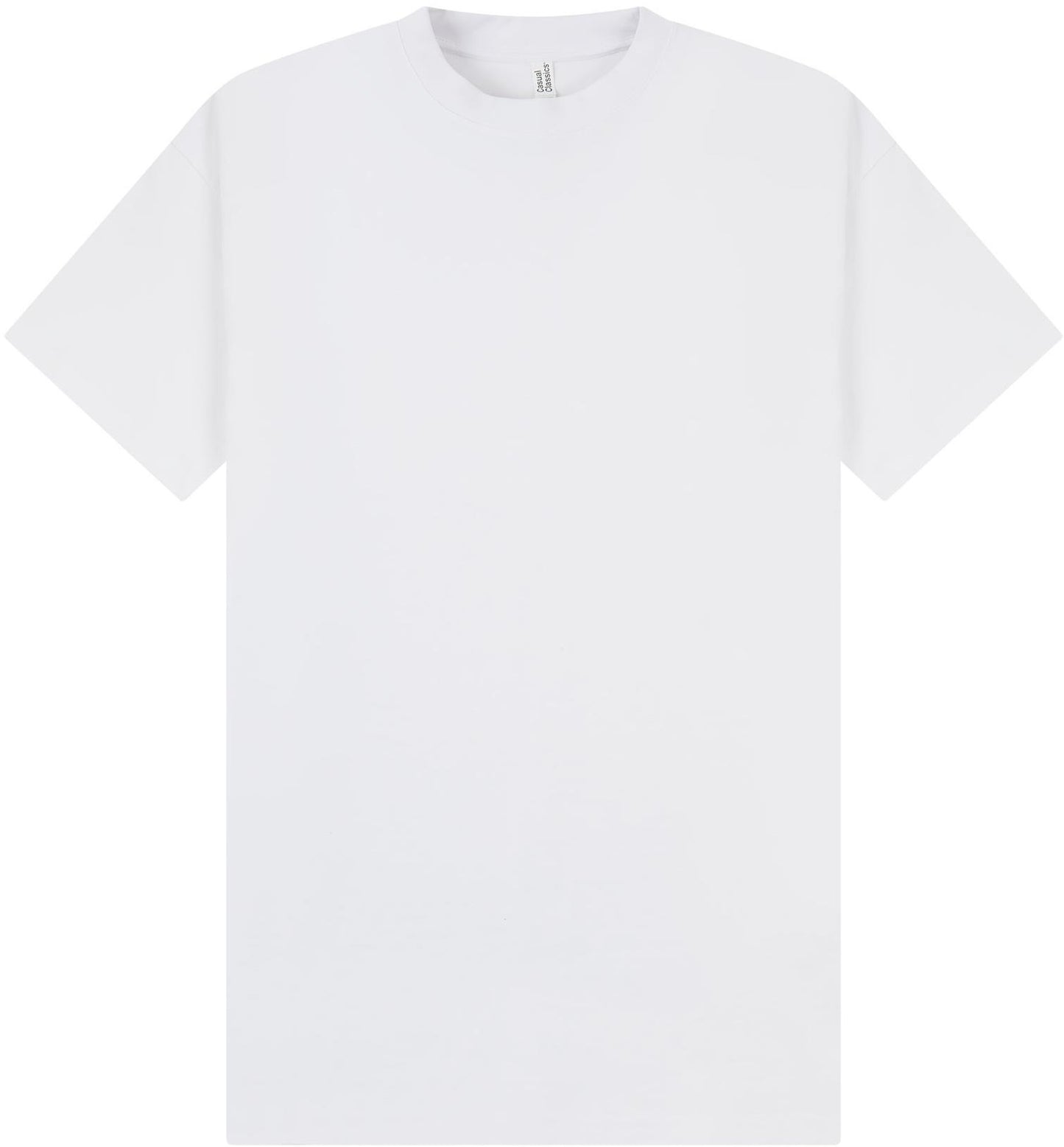 CRT4000 - Casual Supreme Organic Combed 350 Oversize Extended Neck Tee