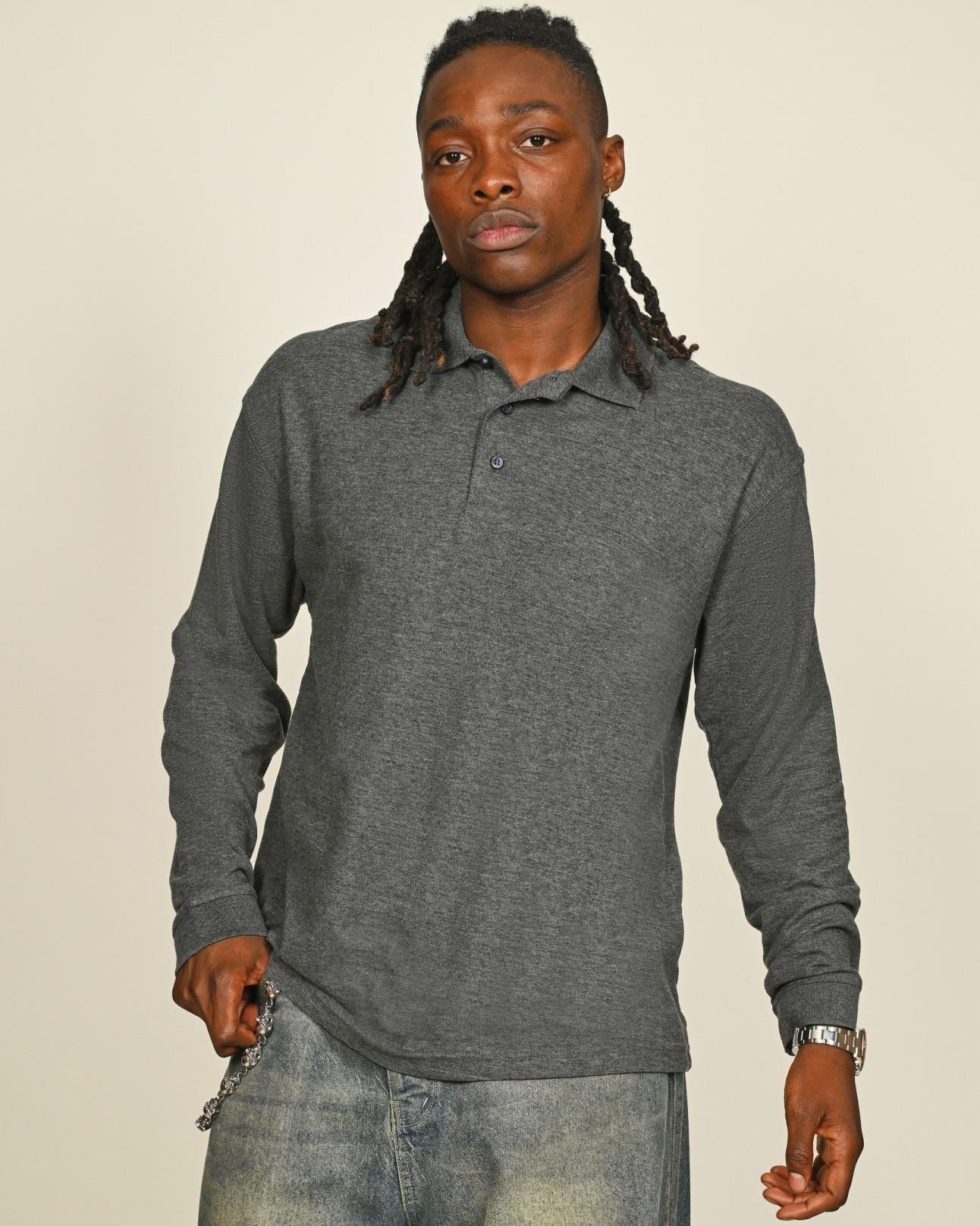 C1007 - Casual Classic Ringspun 200 Regular L/S Polo