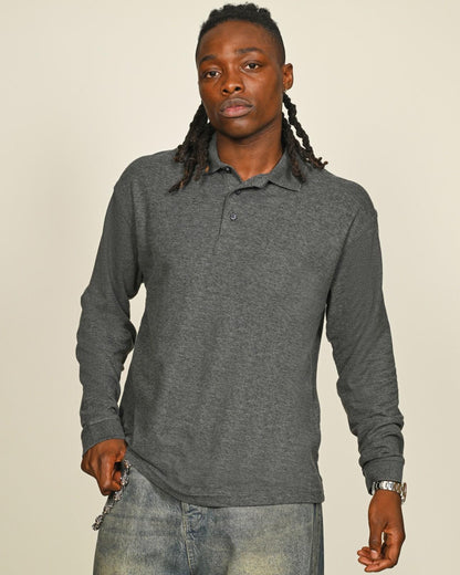 C1007 - Casual Classic Ringspun 200 Regular L/S Polo