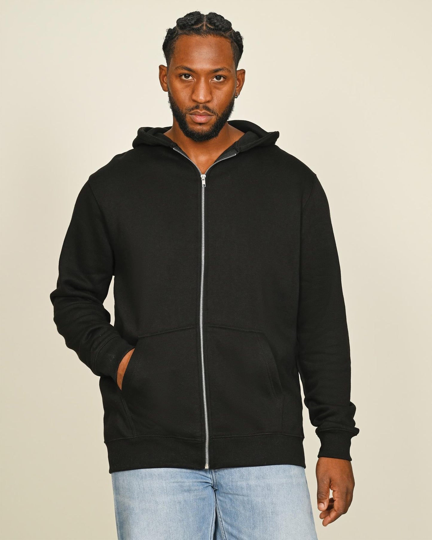 CRBHS45 - Casual Core Combed 280 Regular Zip Hood Tall