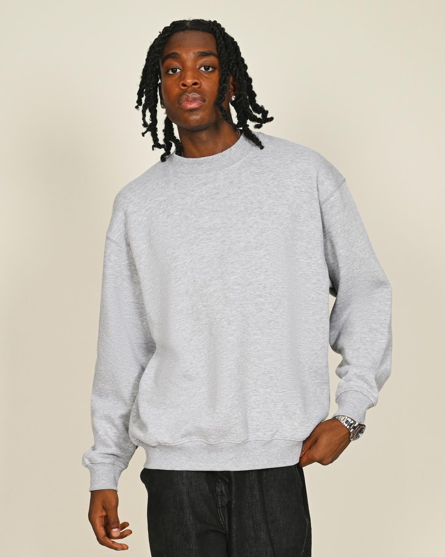 CRBSW40 - Casual Core Combed 280 Oversize Extended Neck Sweat