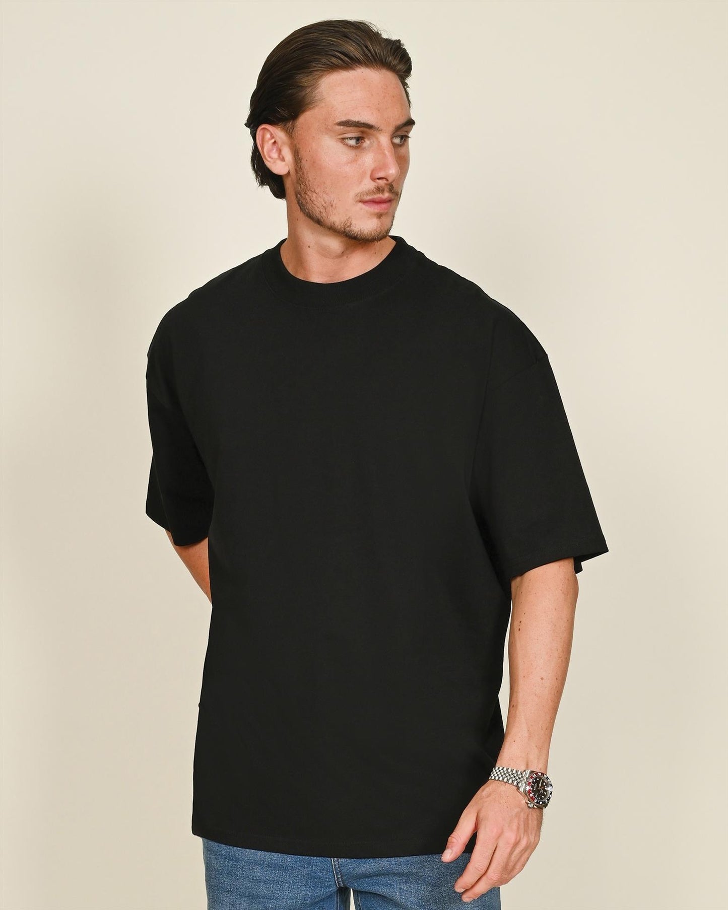 CRBT55 - Casual Premium Ringspun 220 Oversize Extended Neck Tee Tall