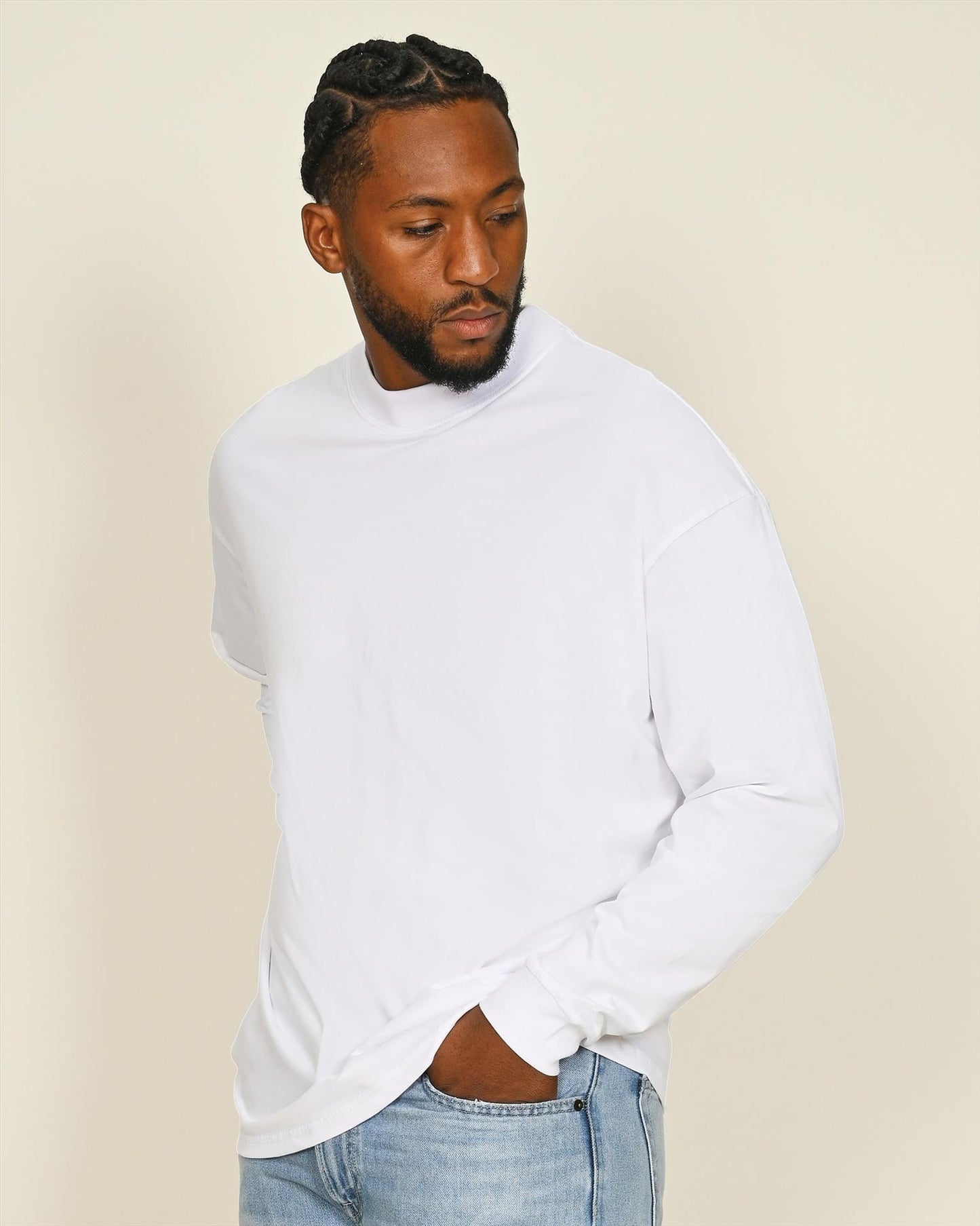 CRBT450 - Casual Core Combed 180 Oversize Extended Neck L/S Tee