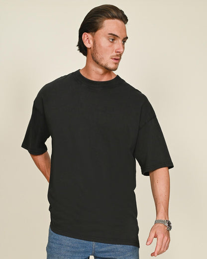 CRBTAC30 - Casual Core Ringspun 150 Acid Oversize Extended Neck Tee