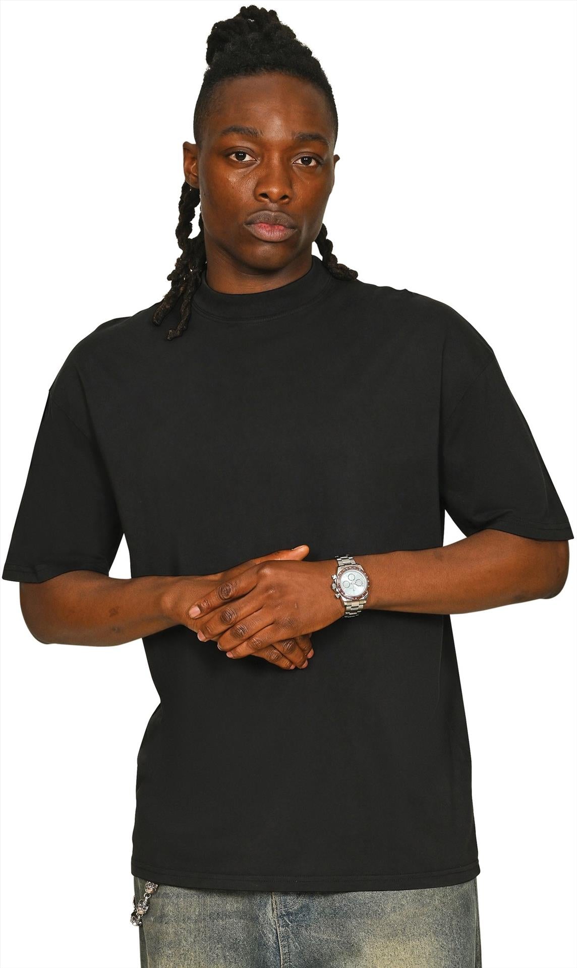 CRBTAC405 - Casual Core Combed 180 Acid Oversize Extended Neck Tee Tall