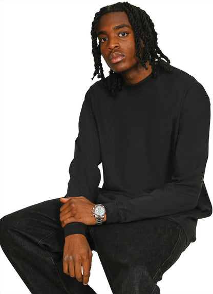 CRBTAC450 - Casual Core Combed 180 Acid Oversize Extended Neck L/S Tee