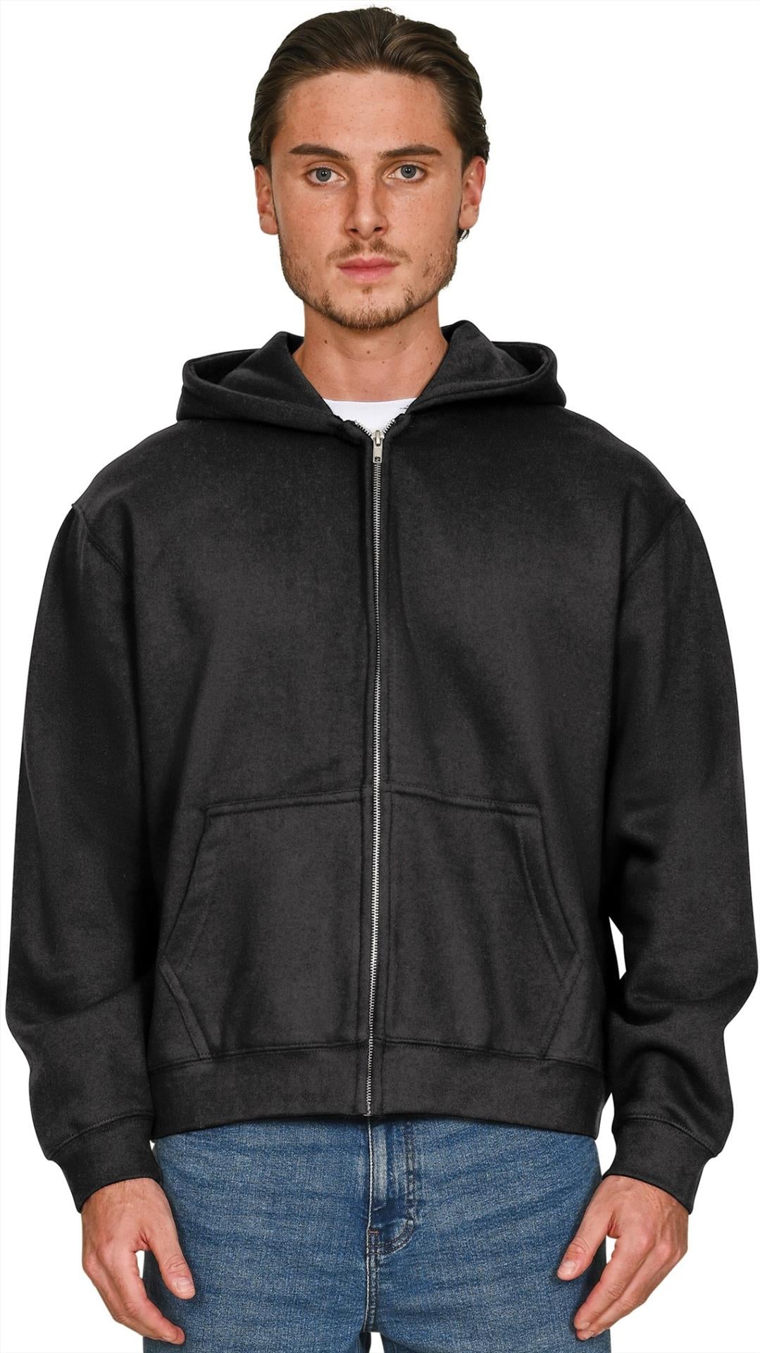 CRBHSAC250 - Casual Premium Combed 330 Acid Boxy Oversize Zip Hood