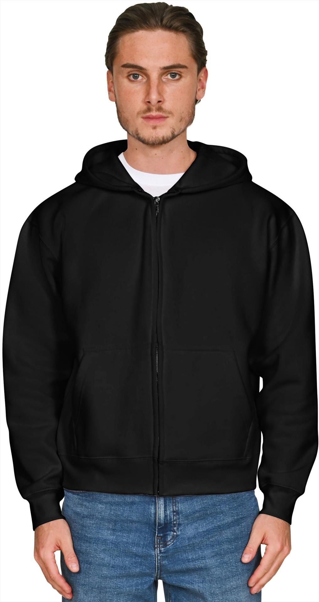 CRBHS50 - Casual Core Combed 280 Boxy Oversize Zip Hood