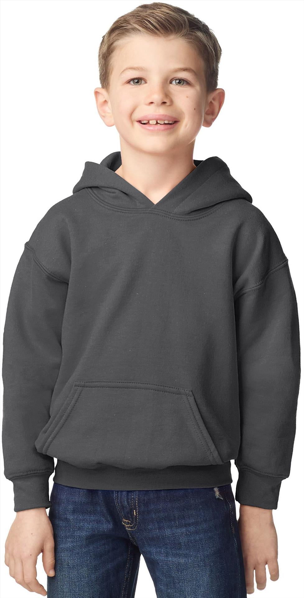 G18500B - Gildan Heavy Blend Open End 280 Regular Hood Kids
