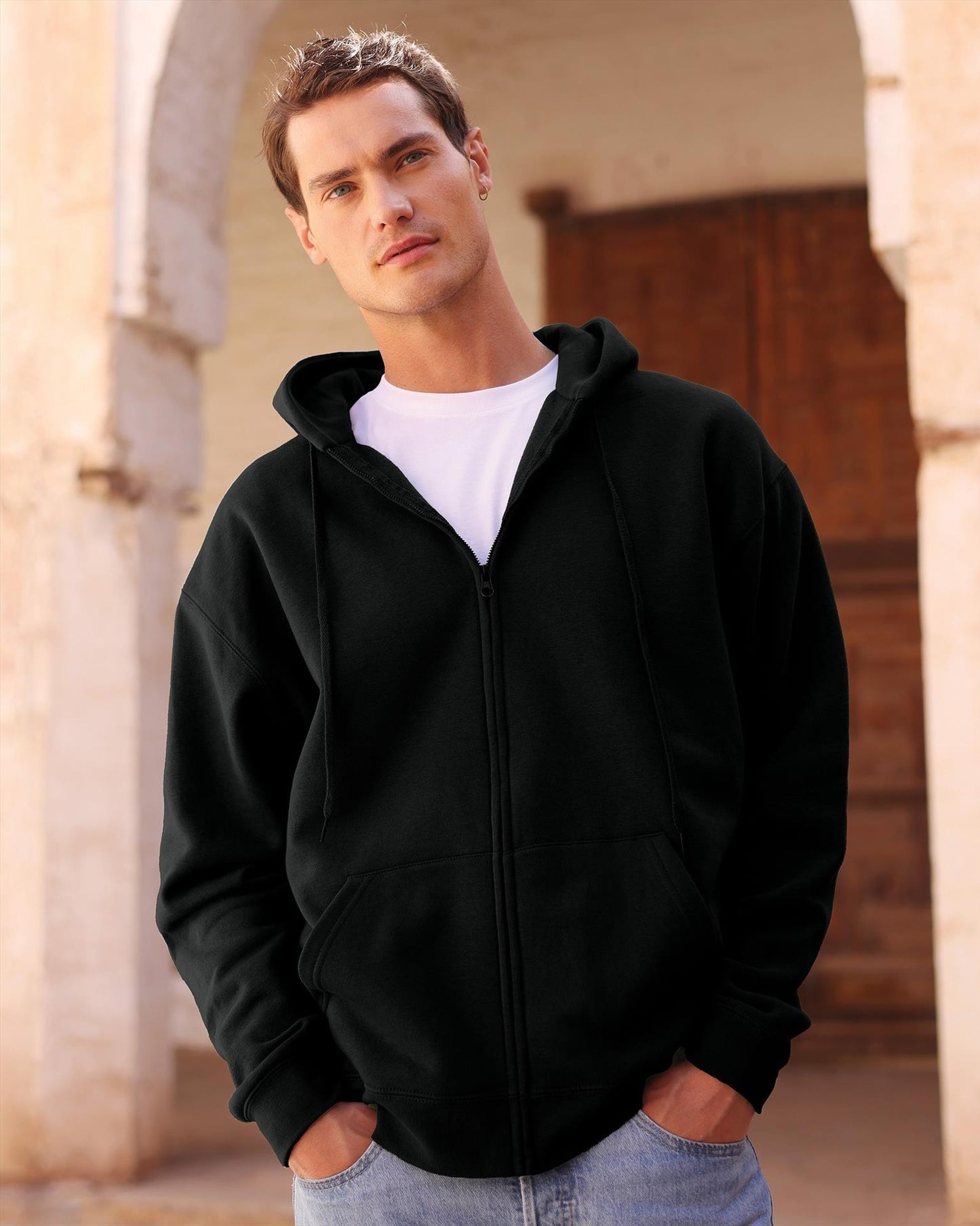 F62286 - FotL Iconic Premium Combed 300 Regular Fit Zip Hood Adult