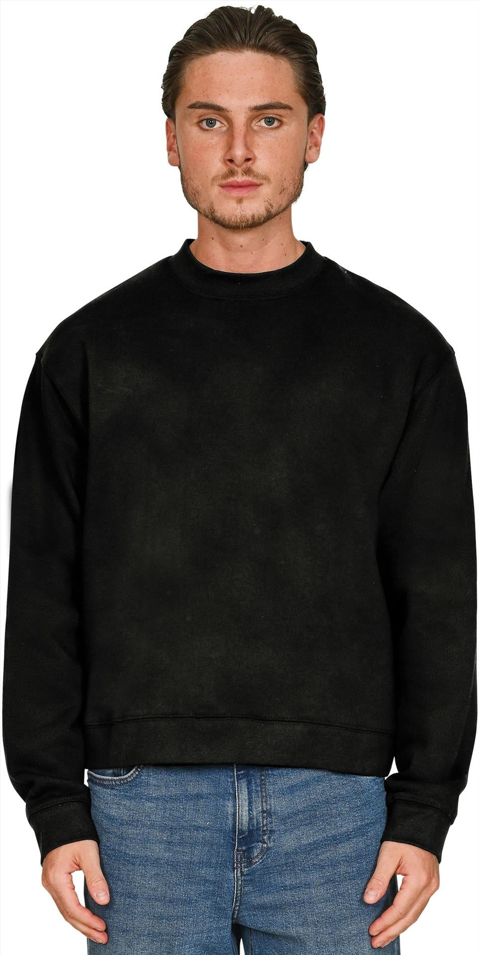 CRBSWAC200 - Casual Premium Combed 330 Acid Boxy Oversize Extended Neck Sweat