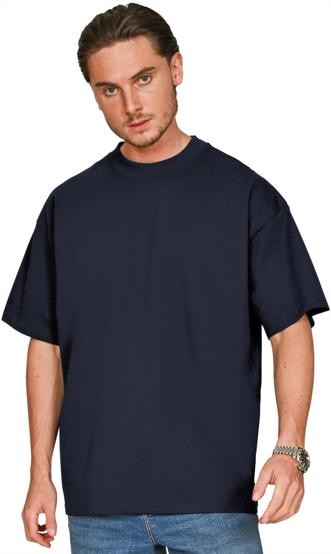CRBT500 - Casual Premium Combed 220 Oversize Extended Neck Tee