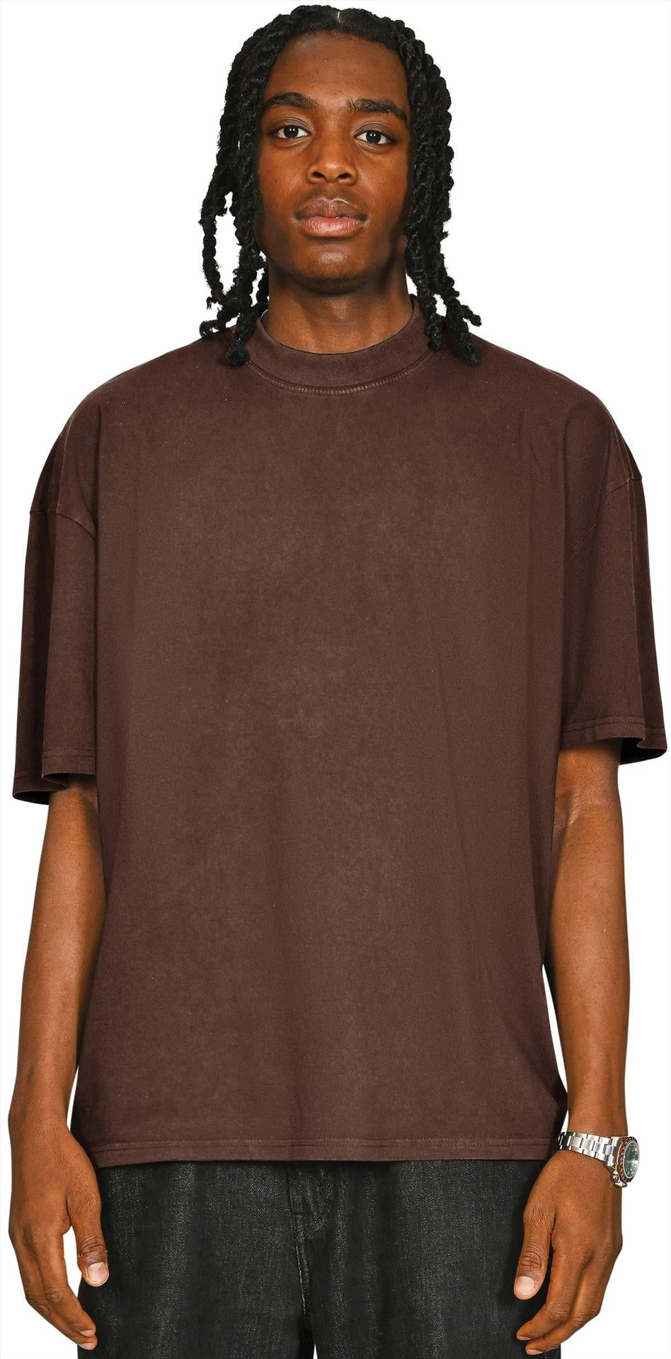 CRBTAC400 - Casual Core Combed 180 Acid Oversize Extended Neck Tee