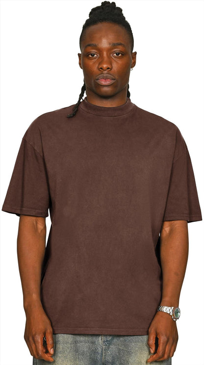 CRBTAC405 - Casual Core Combed 180 Acid Oversize Extended Neck Tee Tall